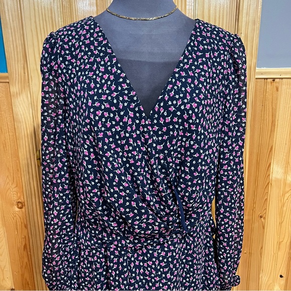 LAUREN RALPH LAUREN FLORAL GEORGETTE DRESS SIZE 18 - Picture 6 of 15